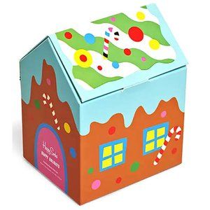 Gingerbread Holiday Socks 3PK Gift Box Set